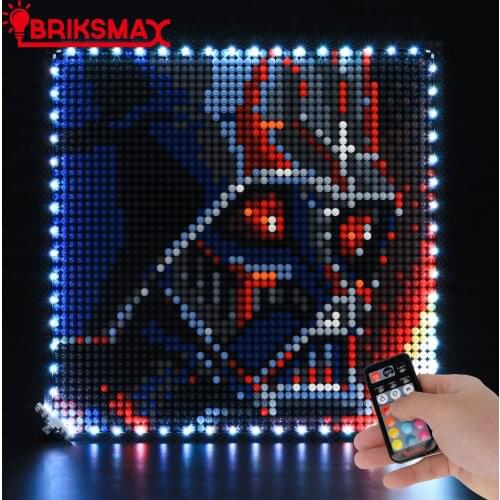 BriksMax Led Light Kit For 31200 , Remote Control RBG Effect