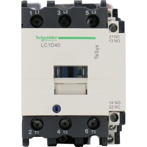 Schneider electric TeSys D 3-ploe contactors-Motor control category AC-3 LC1D40*7C AC24V-380V 40A 50/60HZ