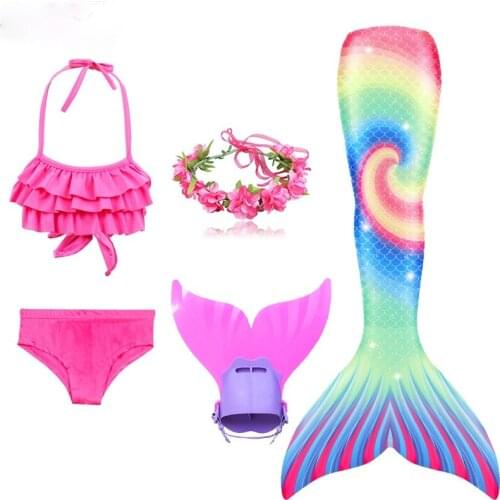 Mermaid Tails Monofin Costume Girls Carnaval Anime Cosplay Costumes