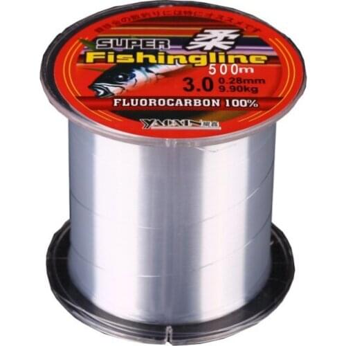 500M Fly Fishing Line Braided Carp Fish Wire Multifilament Nylon Sea River Main Lines White Color