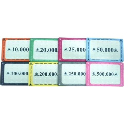 Any Design Can Do Rectangular Ceramic Square Poker Chips Suppliers In Family