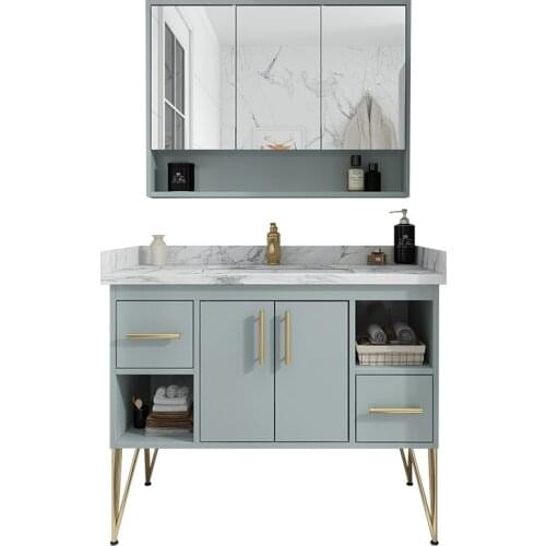 2020 new bathroom furnitures solid wood bathroom vanity SV205