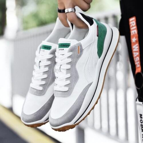 New mens shoes trendy fashion all-match mens casual shoes sneakers lightweight and comfortable tennis non-slip shoes