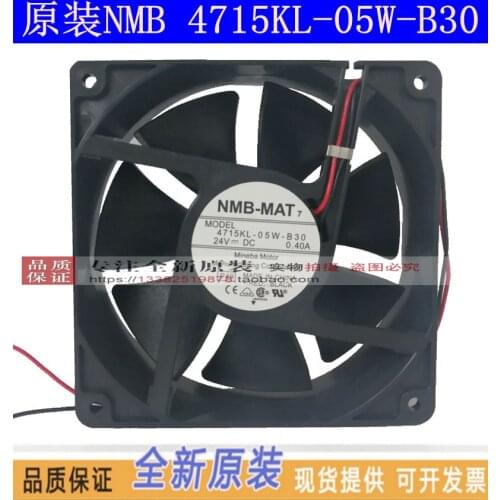 NEW NMB-MAT NMB 4715KL-05W-B30 12038 24V 0.4A frequency cooling fan