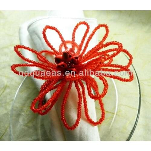 Aliexpress sold beaded wedding napkin ring