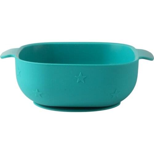 Silicone Childrens Bowl Silicone Cartoon Dinner Plate Baby Baby Eat Learning Bowl Plate Solid Food Tableware baby plate