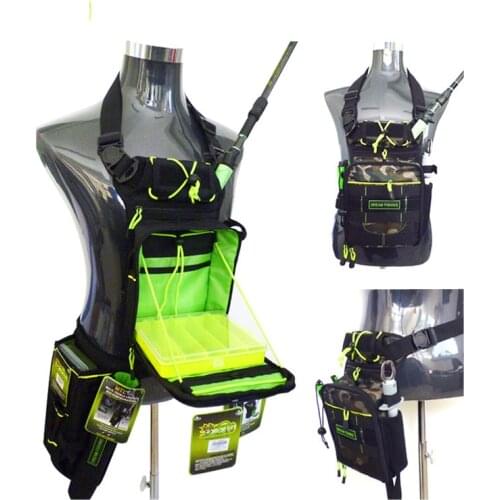 Dream Fishing 17x6x22cm Fishing Bag+Fishing Box 1200D Nylon Waist Bag Pesca Leg Bag Outdoor Fishing Rod Tools Storage Case Blosa