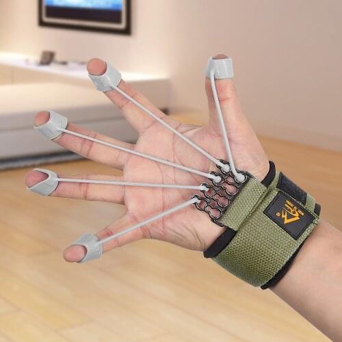 Finger Hand Grip Trainer Strengthener Adjustable Power Training Home Fitness Equipment Piano Guitar Finger Exerciser Trainers