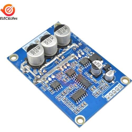 DC 12V-36V 500W PWM DC Brushless Motor Controller No Hall Motor Balancing Automotive Balanced BLDC Car Driver Control Board