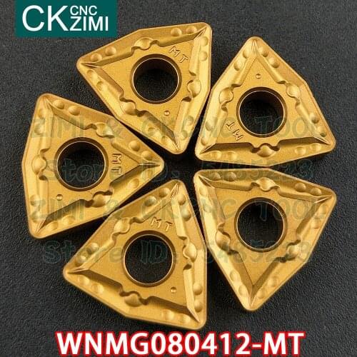 WNMG080412-MT WNMG 080412 MT carbide insert External turning inserts tool CNC mechanical Metal lathe wood Cutting tool for steel