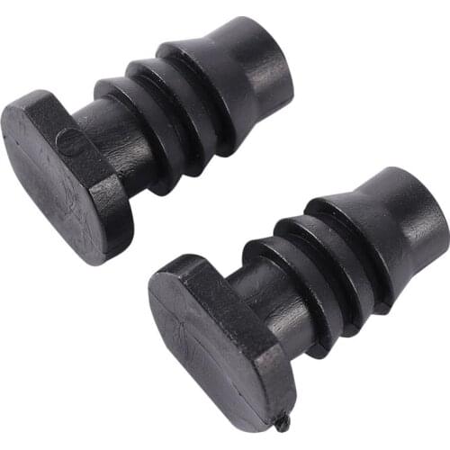 Hose End Caps Waterstop Connectors Barbed 8mm Tube End Plugs Closure Irrigation Agriculture System Tools 20 Pcs