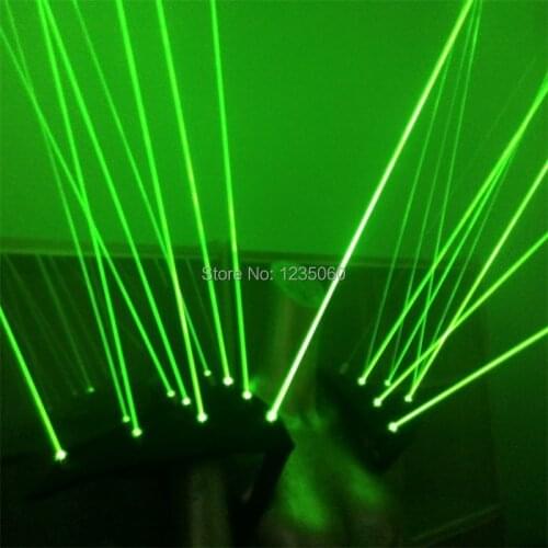Stage Party Dancing Green Laser Suit, LED Vest, Luminous Waistcoat 532nm Green Laser Gloves Glasses For Laser Show