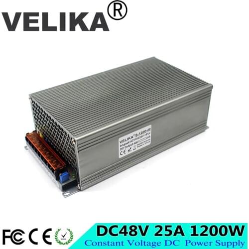 1200W 48V 25A Switching power supply Driver Transformer 220V 110V AC DC48V SMPS For Stepper CNC CCTV Motor Machine