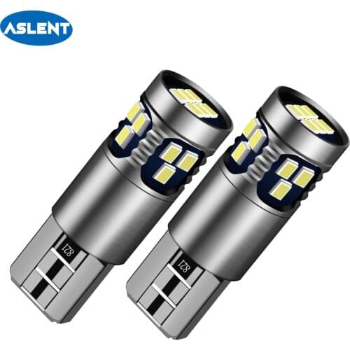 ASLENT 2pcs T10 W5W 194 168 LED Bulbs 2016 18SMD Car Accessories Clearance Lights Reading lamp Auto Light 12V White red yellow