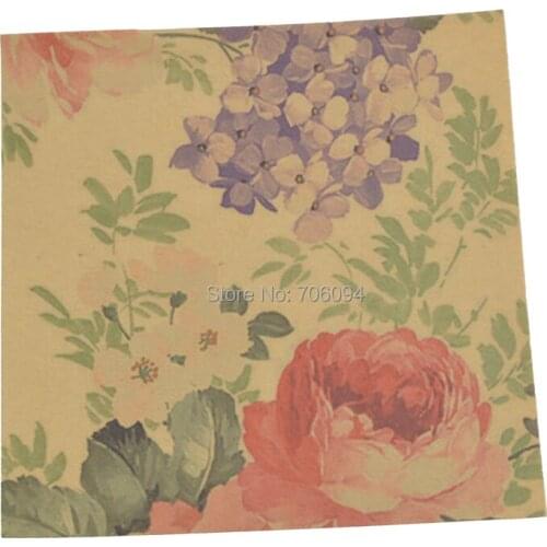 200PCS 10x10cm &13x13cm Pudding Bottle Sealing paper Mini Square kraft package paper gift paper