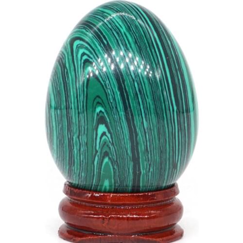 35*49MM Green Taiwan Turquoise Egg Nice Gemstone Crystal Mineral Healing Ball Home decoration accessory Kegel Massage Yoni Egg