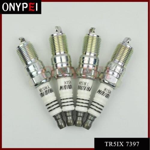 4-6pcs/lot 7397 TR5IX iridium car candle spark plugs For Ford Ranger Taurus Windstar Aerostar Escape F-150 Fusion Chevrolet GMC