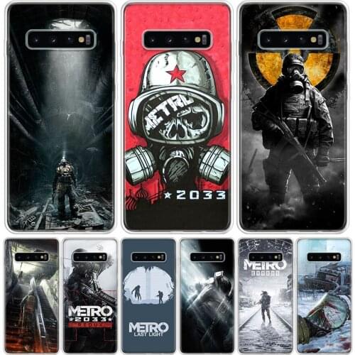 Metro 2033 Cover Phone Case For Samsung Galaxy S10 S20 Ultra Note 10 9 8 S9 S8 J4 J6 J8 + Lite Plus Pro S7 Coque
