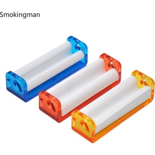 Color manual cigarette maker 78mm Acrylic Cigarette device Machine for cigarette Tobacco machine 8mm Manual Rolling Machine