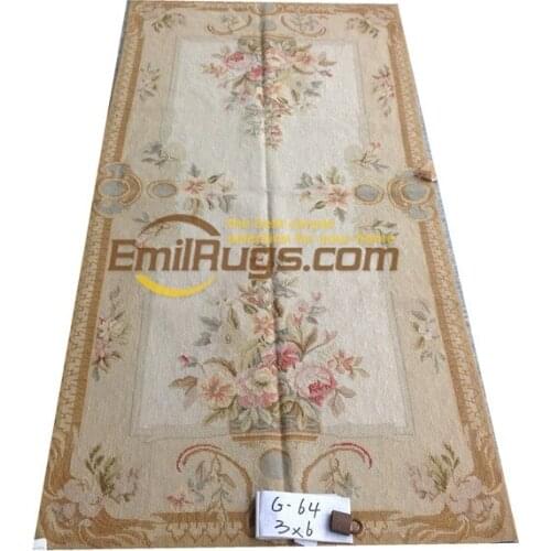 Embroidery Hand Embroidery Black Rose Doorway A Living Room Sofa Bedroom European Pure Manual Wool Carpet Padg64gc8neeyg7