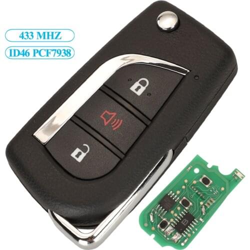 Jingyuqin 5pcs Remote Control Smart Car Key KEYDIY B13-2+1 B Series For KD900/URG200/KD MINI/KD-X2 Master Universal 3 Buttons