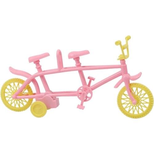 Mini Bicycle With Contrasting Color Design For 11.8-Inch Doll And 14.5-Inch Wellie Doll , Barbieess Transport Toy Accessories