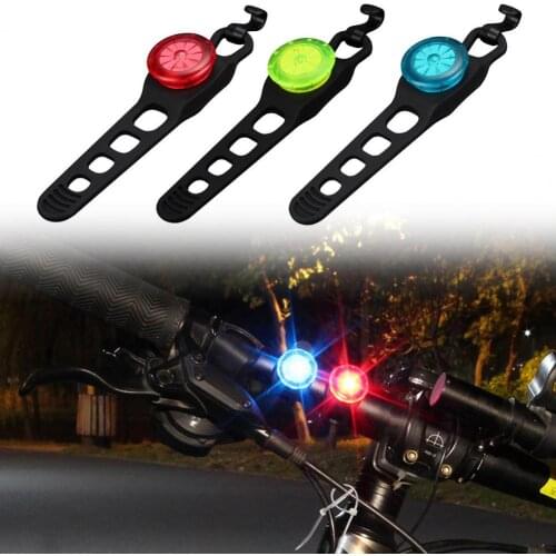 Outdoor Bicycle Tail Lights Led Mountain Bike Night Riding Mini Warning Light Scooter Equipment Accessories Cycling Safety Light