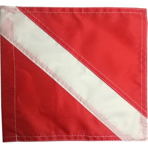 9.6" x 9" scuba diving inflatable buoy flag Spearfishing Nylon Float Dive Flag Snorkeling Boat Signal Floater Flag