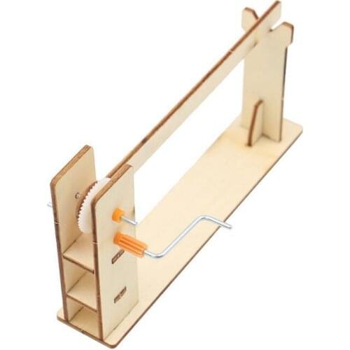 New hand brake door DIY technology small inventions childrens science and education demonstration transmission model wholesale