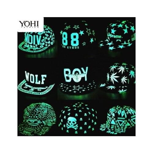 2018 New Fashion Fluorescence Hip Hop Cap Women Men Snapback Caps Luminous Gorras Sport Casquette Polo Hat Bas eball cap