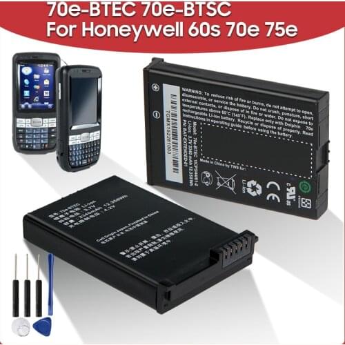 Original Replacement Battery 70e-BTEC 70e-BTSC For Honeywell 60s Dolphin 70e Dolphin 75e Handheld Mobile Computer Batteries