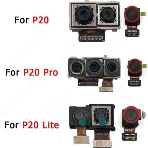 Original Rear Front Camera For Huawei P20 Lite Pro Small Selfie Back Facing Frontal Camera Module Flex Replacement Spare Parts