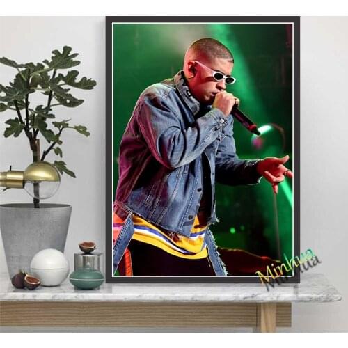 Posters And Prints Bad Bunny Wall Art Canvas Prints Picture For Living Room Home Decor Painting