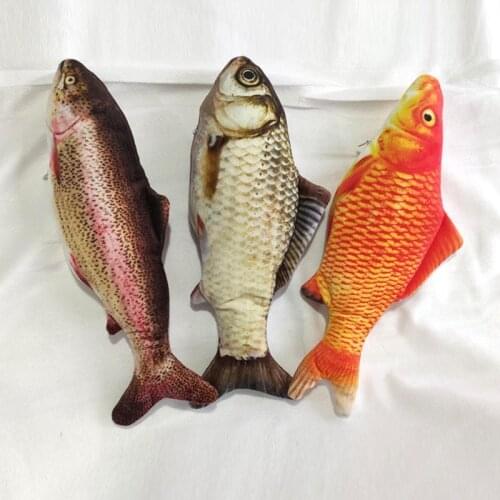 30CM long pet 3D fish-shaped interactive cat toy pet supplies pet toys seen on TV products