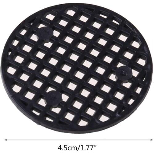 100Pcs Flower Pot Hole Mesh Pad, 4.5cm Diameter Round Bonsai Pot Bottom Grid Mat N58C