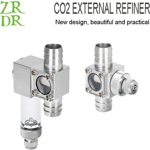 ZRDR CO2 Atomizer external super Diffuser Reactor aquarium water plant fish tank landscape aquatic External refiner with bubbler