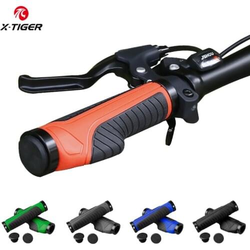 X-TIGER Bicycle Handlebars MTB Handles Rubber Integrated Handlebar Grip Shockproof Anti-Slip Racing Road Bike Grip Bicycle Grips