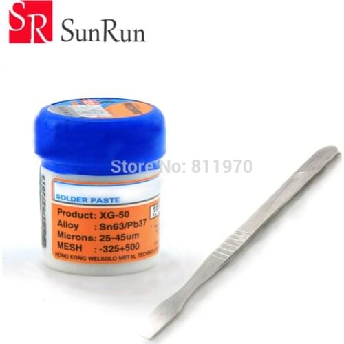 XG-50 BGA Solder Flux Paste Soldering Tin Cream +1Pcs Stainless steel scraper