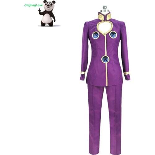 CosplayLove JoJos Bizarre Adventure: Vento Aureo Golden Wind Anime Edition Giorno Giovanna Cosplay Costume Custom Made