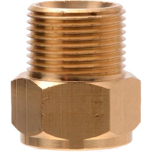 1pc Washer Adaptor M22 Male * M22 Female Hose Coupling Adapter For HD HDS Pressure Spray Washer Nozzle Fittings Mayitr
