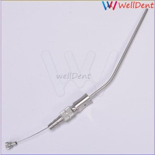 1 PC Dental Aspirator Suction stainless steel Dental Surgical Aspirator Suction Dental Instrument Dental Materials Dental Lab