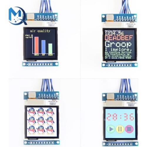 130*130 TFT OLED LCD Display Module 1.6 Inch 65K Color Screen SPI Serial Interface SSD1283A Driver For Arduino