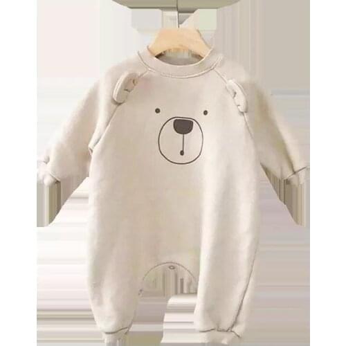 2021 spring baby rompers cartoon baby girls clothing long sleeve infant boys play suit Korean Baby suit