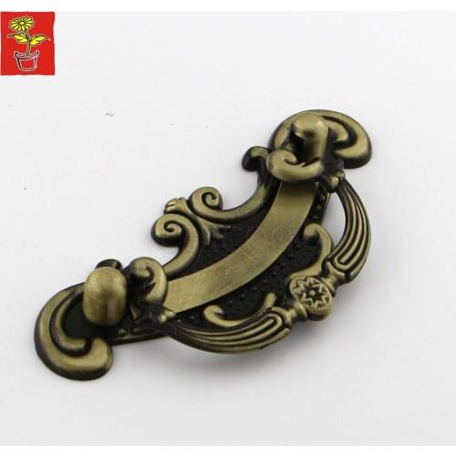 3.7inch Antique Brass Furniture Handles kitchen cabinet accessories drawer knobs copper door handles