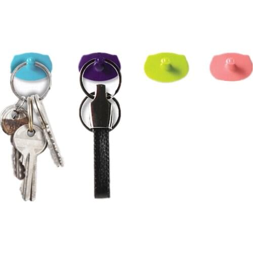 3Pcs Cartoon Pig Shape Wall Hooks Towel Hook Clothes Hats Key Holder Closet Organizer Kitchen Bathroom Wall Decor Hanger