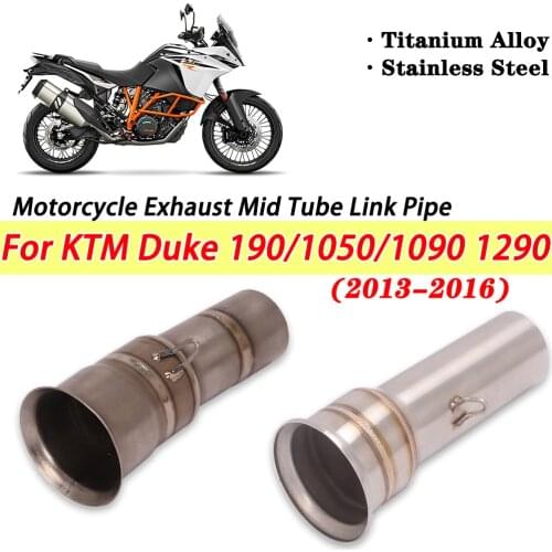 51mm Motorcycle Exhaust Escape Modify Connect Middle Tube Link Pipe Slip On For Super DUKE 1050 1090 1190 KTM 1290 2013-2016