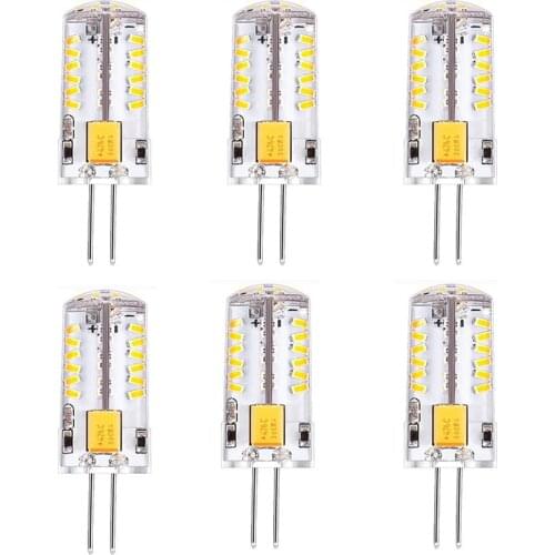 6pcs G4 LED Bulb 12V AC DC Lampada Lampara 3W LED G4 Lamp Light bulbs 57leds 3014 SMD 360 Beam Angle Replace 30W Halogen Lamp