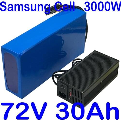 72V Electric Bike Battery 72V 30AH Electric Bicycle Battery 72V 30AH Lithium Battery 72V 2000W 3000W Electric Scooter Battery