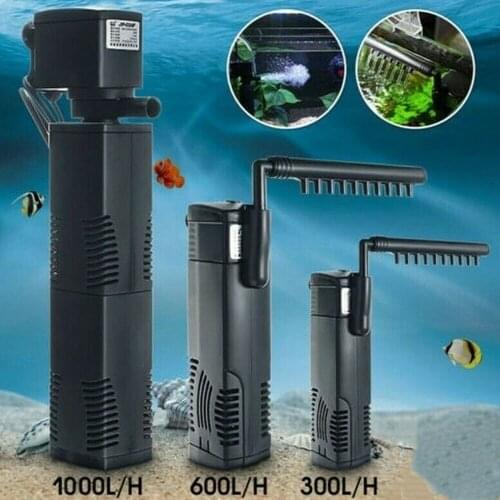 300-1500L Aquarium Pump Spray Bar Fish Tank Filter Filtration Submersible Oxygen Pump Fish Turtle Aquarium Water Plant Tank