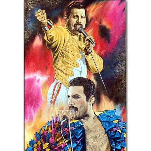 DIY diamond painting British rock band Freddie Mercury 5D diamond embroidery rhinestone picture complete diamond mosaic decorati